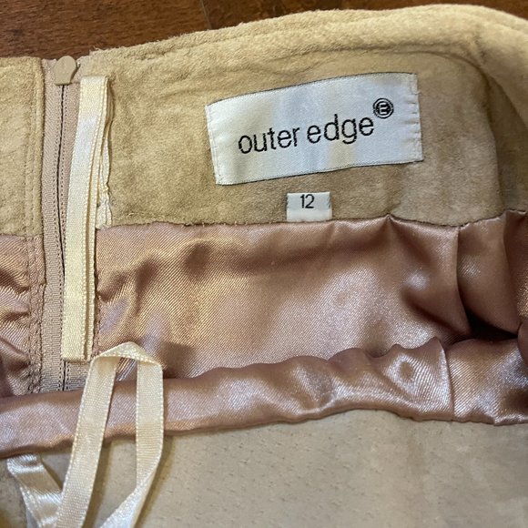 VINTAGE Suede Maxi Skirt - Picture 2 of 9